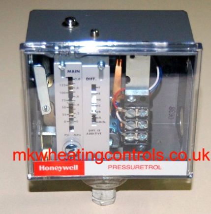 Honeywell Pressuretrol Switch L404F1243/U 5-50PSI